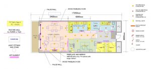 英国インテリアデザインビジネス協会平面図イメージ