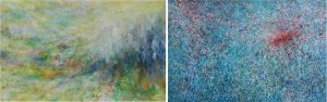⼩野理恵⽒ 油彩アート