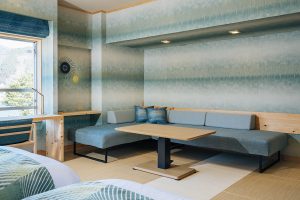 富士レークホテル西館改修プロジェクト　スケルトン改装　上層階角部屋